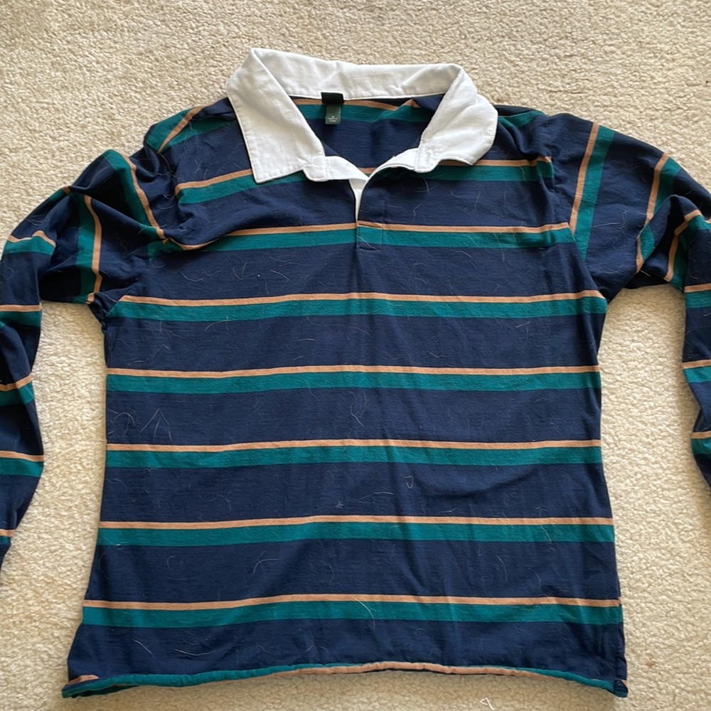 Long sleeved collared shirt